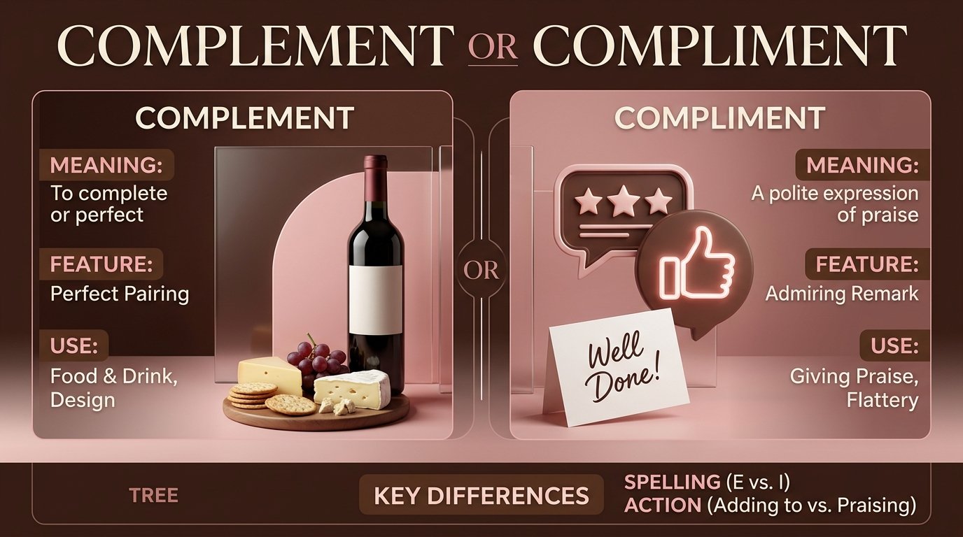 Complement or Compliment
