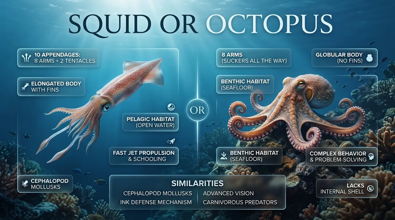 Squid or Octopus