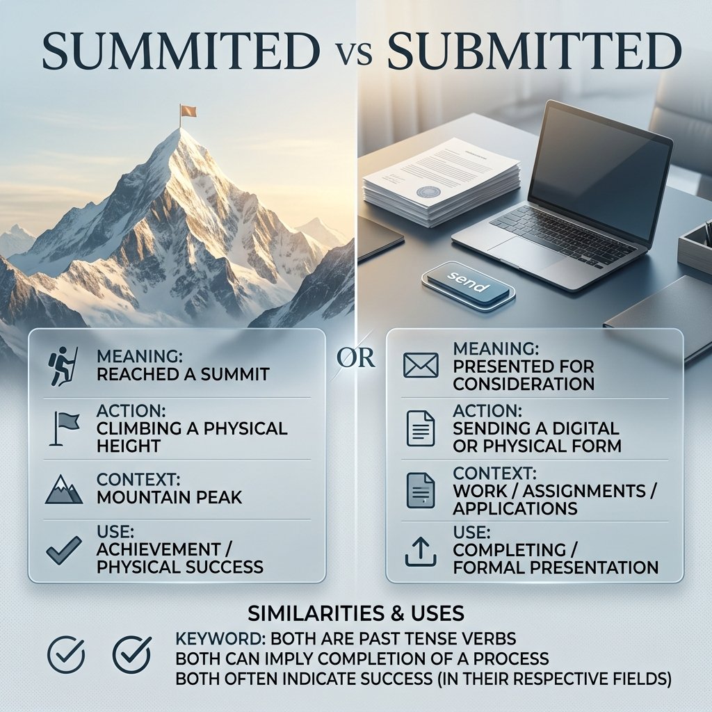 Summited or Submitted