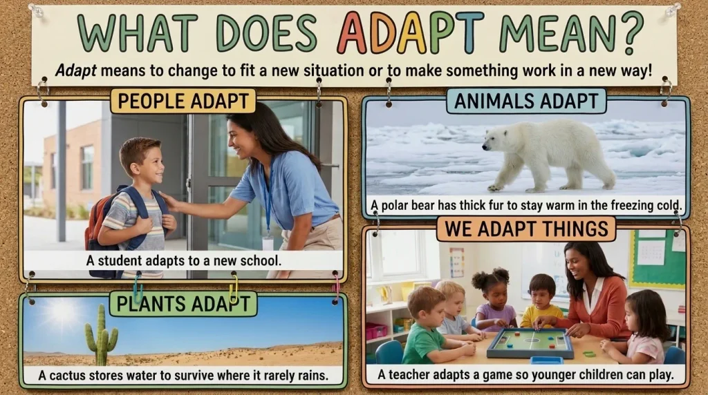 What Does Adapt Mean?