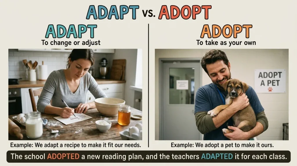 Adapt vs Adopt: The Real Differences