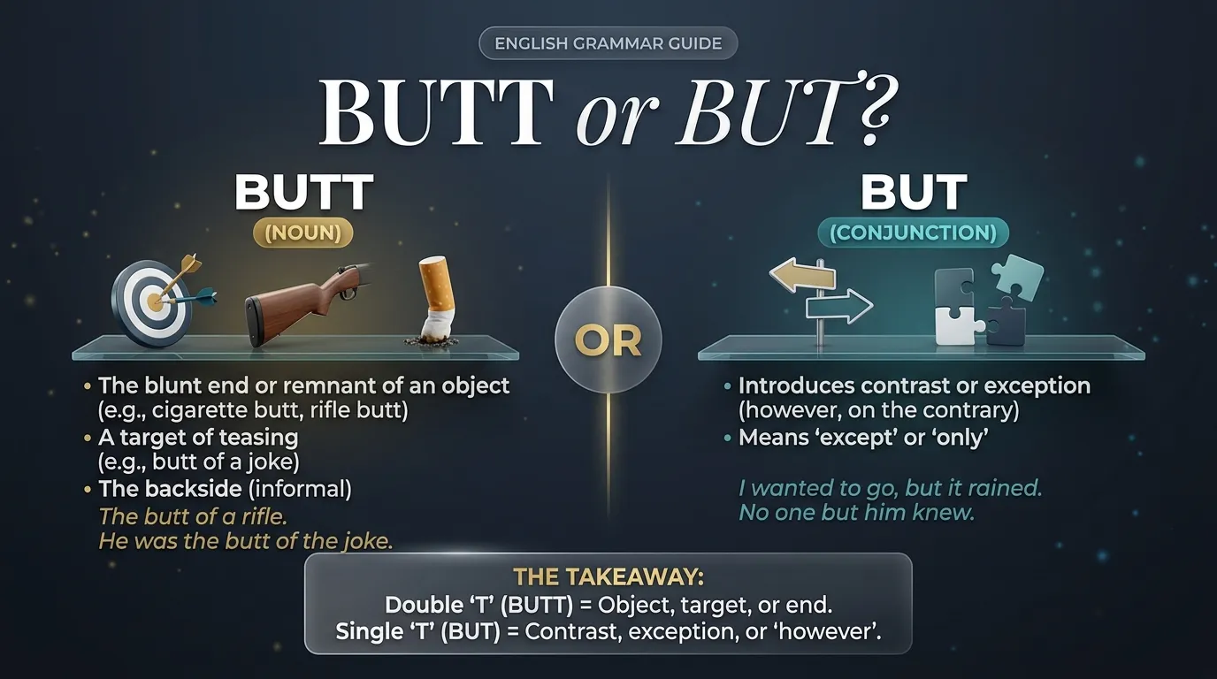 Butt or But