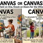 Canvas or Canvass
