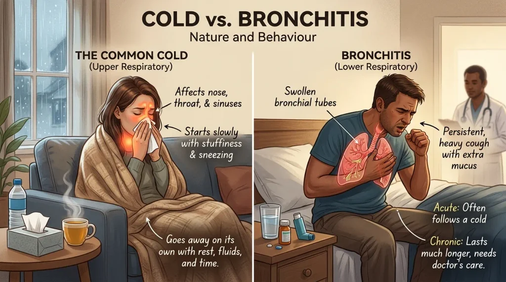 Nature and Behaviour of Cold and Bronchitis