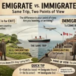 Emigrate vs Immigrate
