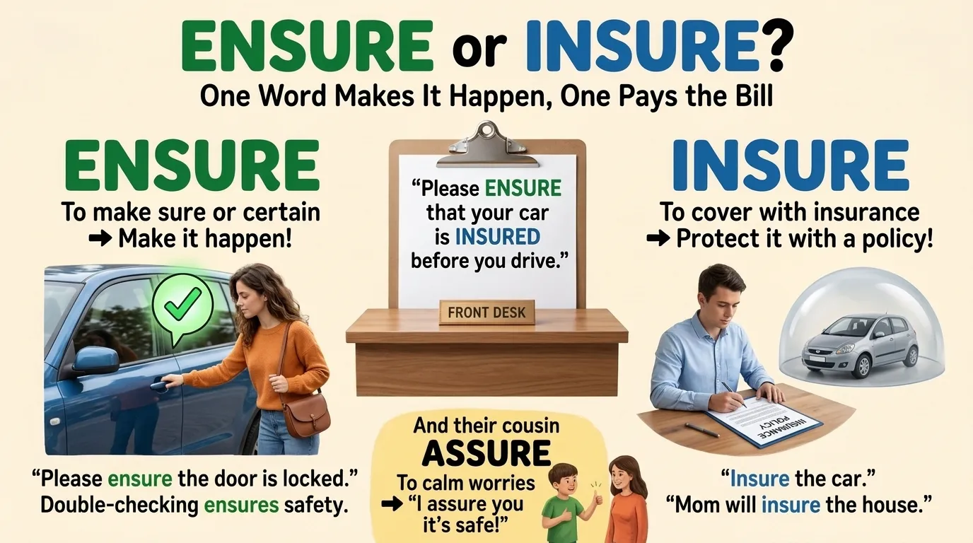 Ensure or Insure