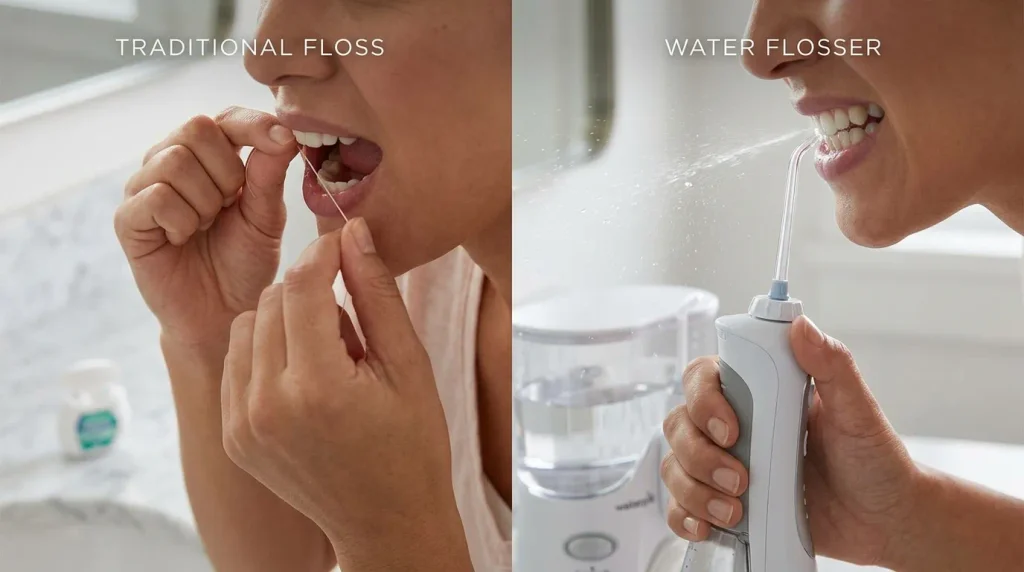 Nature and Behaviour of Flossing and Waterpik