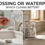 Flossing or Waterpik