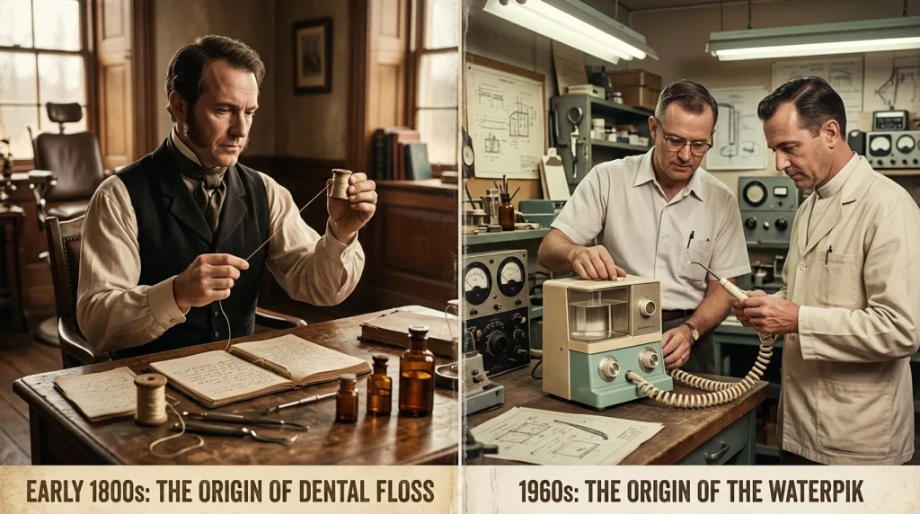 The Origin of Flossing and Waterpik