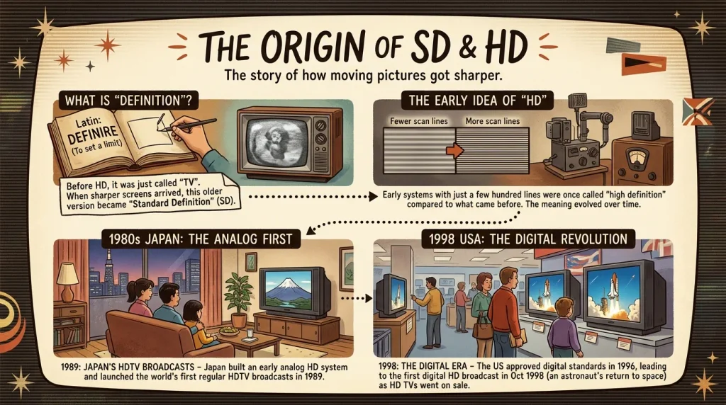 The Origin of SD and HD