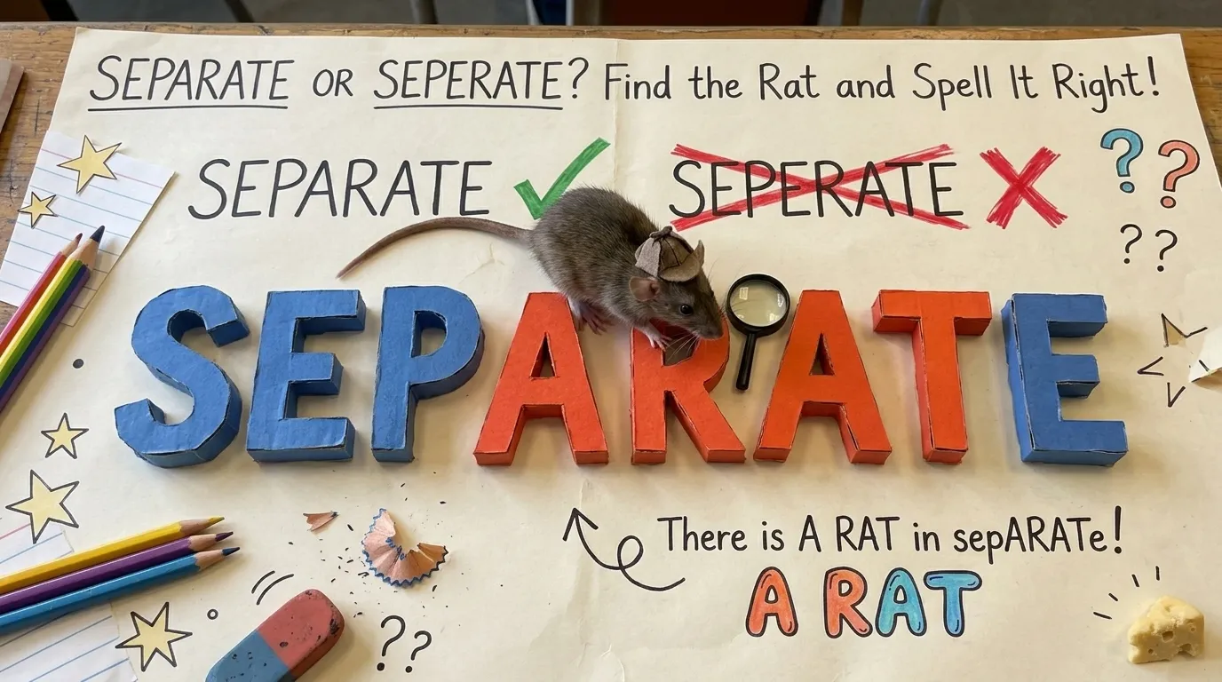 Separate or Seperate
