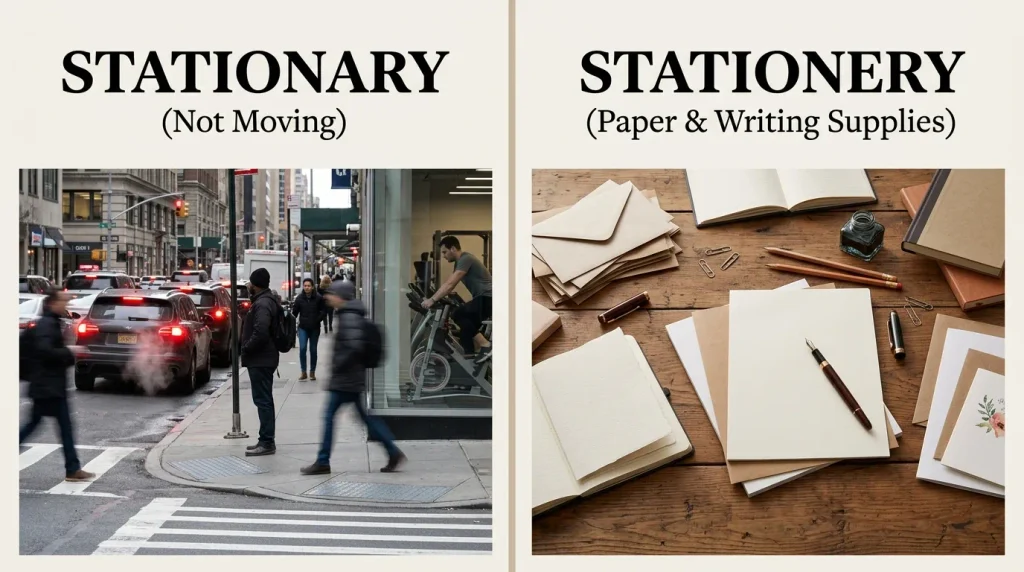 Nature and Behaviour of Stationary and Stationery