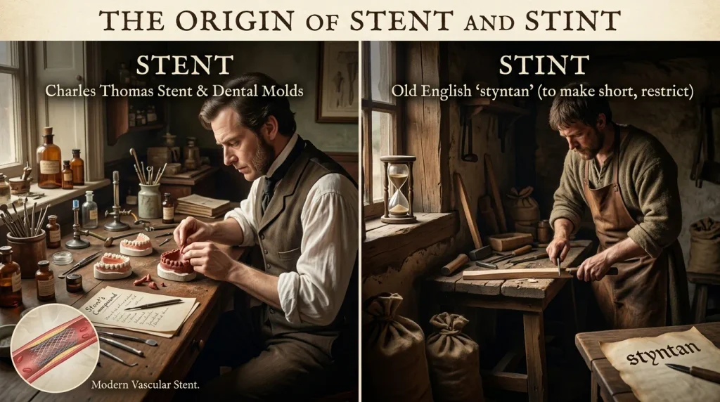 The Origin of Stent and Stint