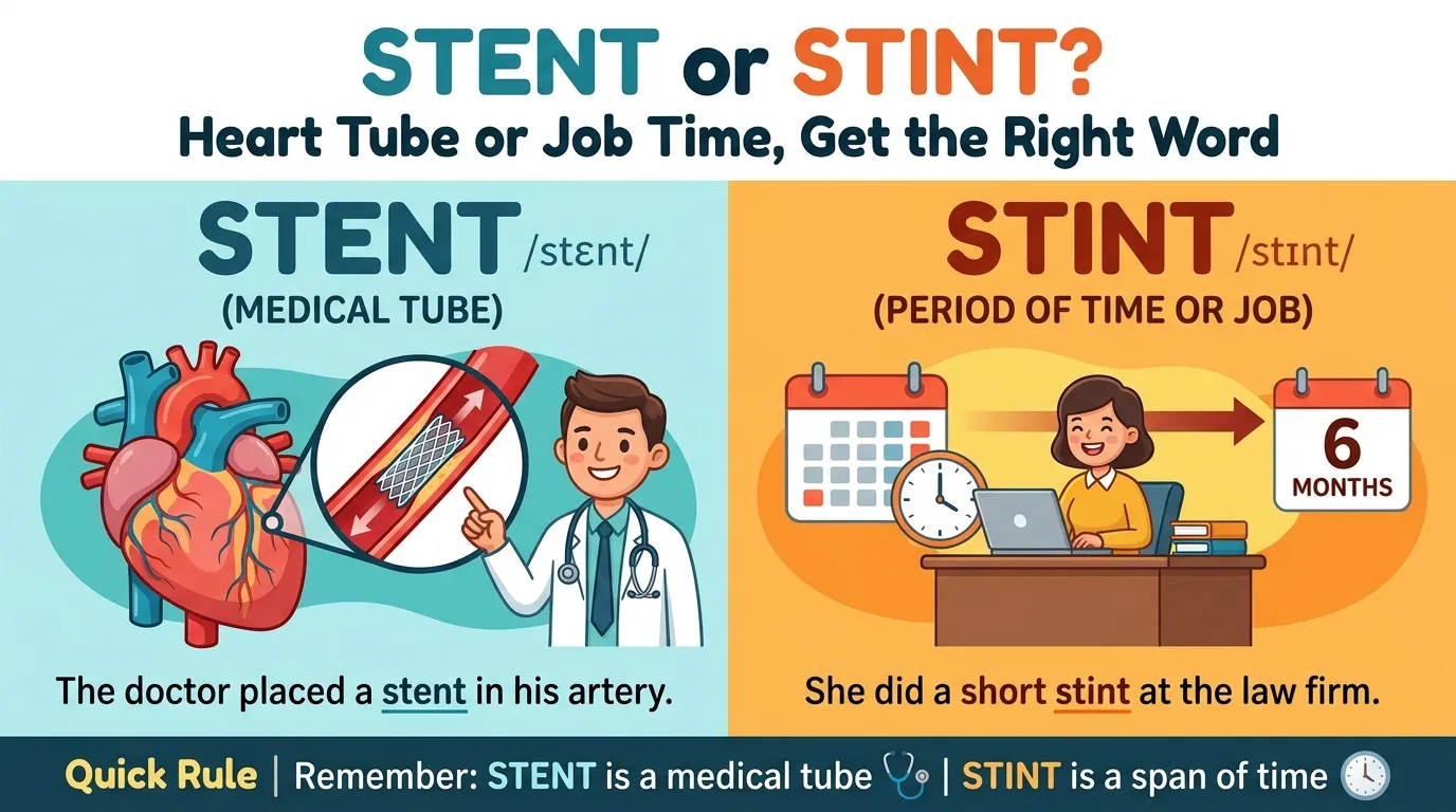 Stent or Stint