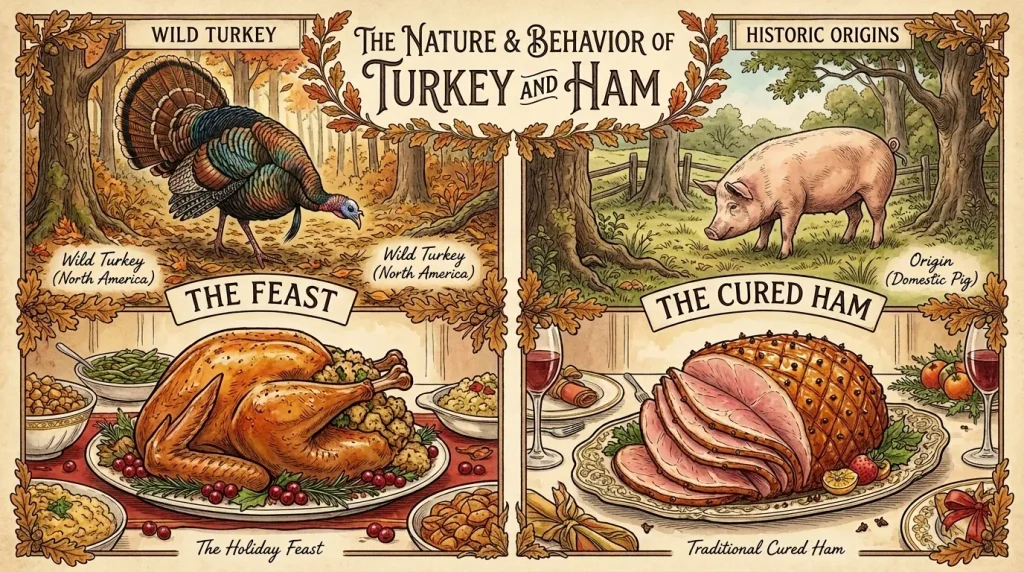 Nature and Behaviour of Turkey and Ham